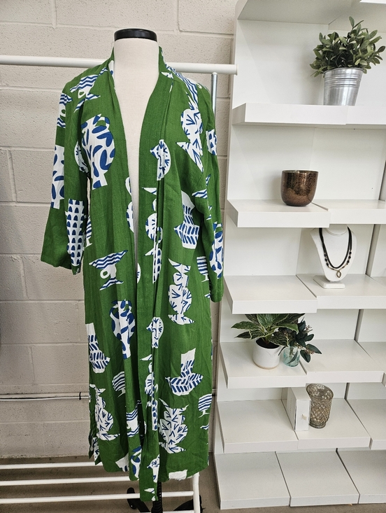 Compania Fantastica Jackets & Blazers - Pottery print Kimono